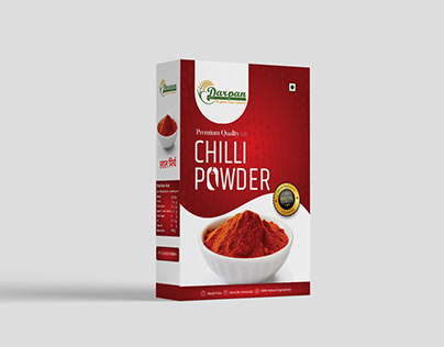 Red Chili Powder Box Design