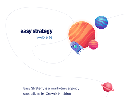 Marketing Agency UI UX | Easy Strategy Website