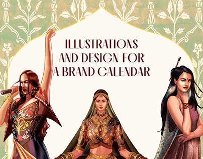 Fashion Illustration and Graphic Design for Disha