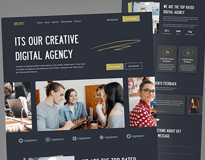 Digital Business Agency Landing Page