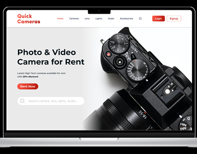 Quick Cameras Website Design
