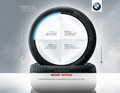 BMW Winter Tyres microsite