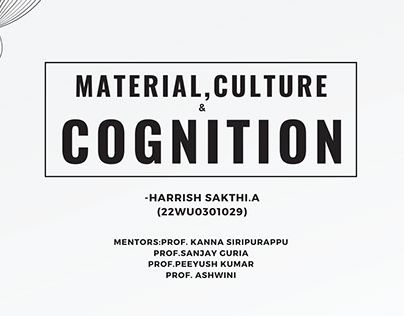 Material,Culture & cognition project