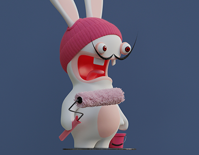 Salvador Mad Rabbit. Blender 3d.