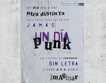 Aficheta : Un dia Punk - Juana Molina
