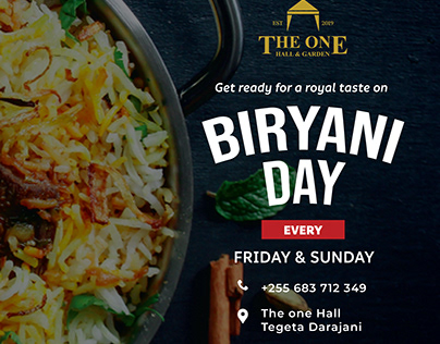 Biryan Day | TheOne Hall Bar & Garder