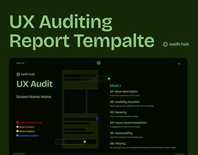UX Audtiting Report Template