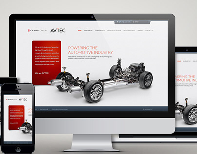 Project thumbnail - AVTEC Website design