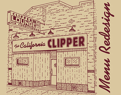 The California Clipper Menu Redesign
