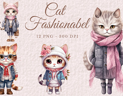 Cat Fashionable