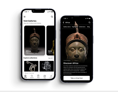 British Museum App UI || UI/UX Design