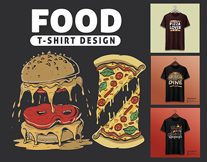 Food Typography T-shirt Design