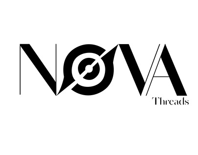 E-commerce LOGO Design. Logo name: NOVA THREADS