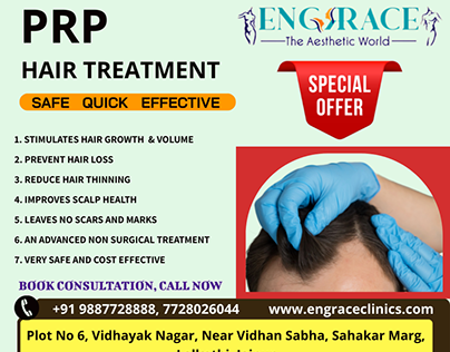 PRP Therapy For hair Restoration in Jaipur