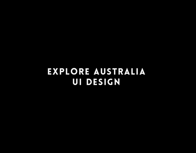 Explore Australia App UI Mobile Design