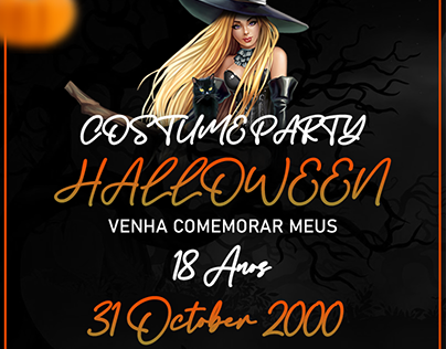 Convite Digital - Festa De Hallowen