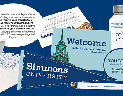 Simmons Welcome Admitted Student Care Package