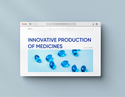 Website for pharmaceutical complex