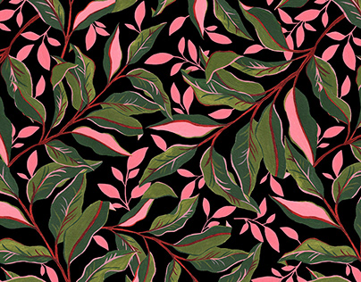 Ink Foliage | Pattern