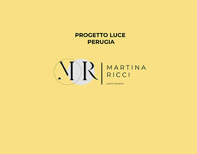 "PROGETTO LUCE PERUGIA" | Branding Logo & Moodboard