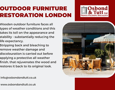 Outdoor furniture restoration London