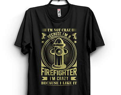 Firefighter T- Shirt Design