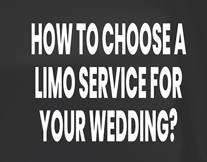 How to Choose a Limo Service for Your Wedding?