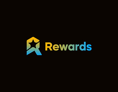 Reward Logo - Star Logo - Modern R Gradient Logo