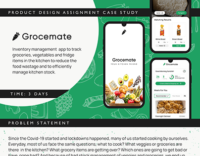 Grocemate: Kitchen Stock Management App Case Study