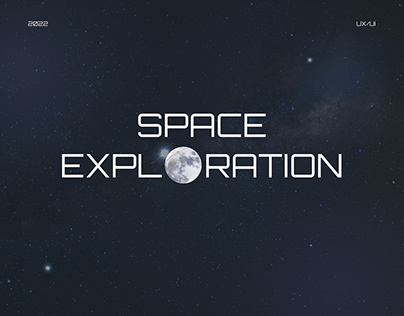 SPACE EXPLORATION. ui concept.