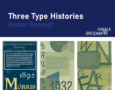 Three Type Histories Poster