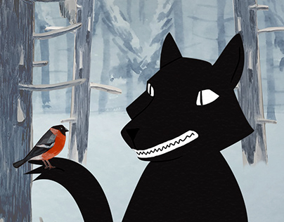 Classic animation of a simple story about a wolf
