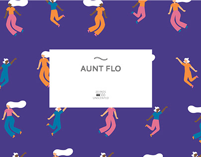 corporate identity + packaging - aunt flo
