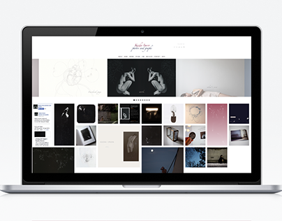 Kazha Imura's portfolio site redesigned 2015