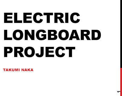 Electric Longboard Project