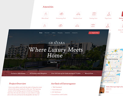 GR Sitara Luxury Real Estate: A Web Design
