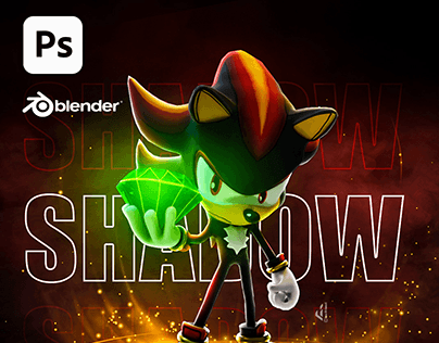 Shadow The Hedgehog 3D Model