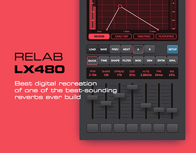 Relab LX480 Audio Plug-In Redesign