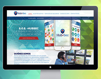 Hub-Sec - Website Design
