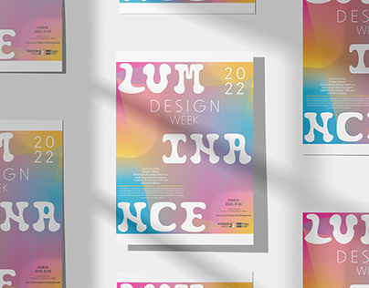 Luminance Design Week Poster
