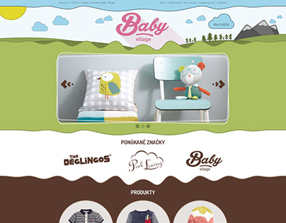Baby Village - webdesign homepage