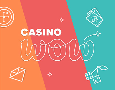Casino WOW - Logo Design, Icon Design, Motion Graphics