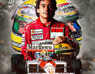Arte em Homenagem ao Ayrton Senna