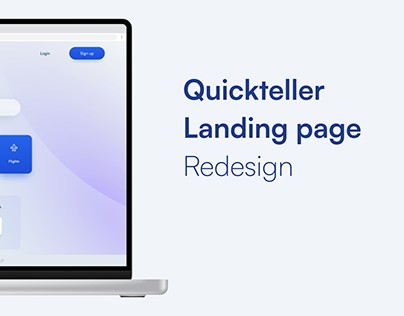 Quickteller Landing page Redesign