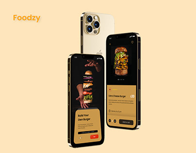 Foodzy app design