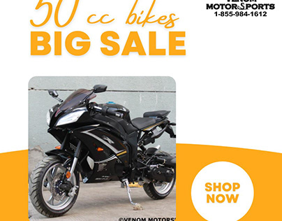 Buy 50 cc bikes for sale | Venom Motorsports