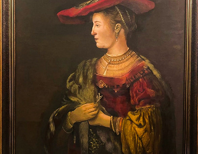 Copy " portrait of saskia -Rembrandt "