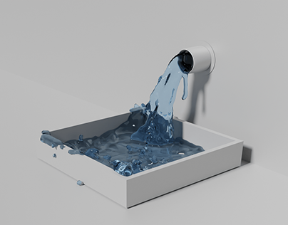 (3D) Water faucet unrealistic