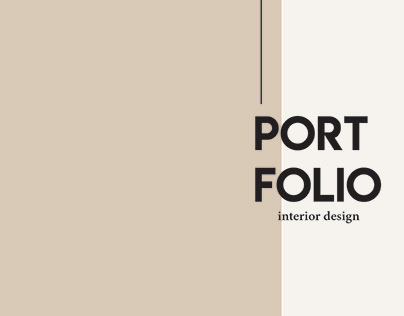 Interior Design Portfolio 2015-2019.