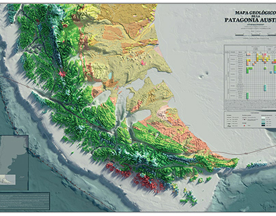 Geologia de la Patagonia Sur - Relieve exagerado